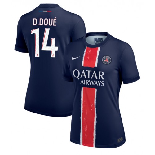 Fotbalové Dres Paris Saint-Germain Desire Doue #14 Dámské Domácí 2024-25 Krátký Rukáv